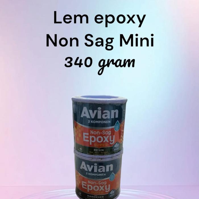Gambar Avian Lem Kapal Laut Non-Sag Epoxy 2 Komponen 400 gram + 400 gram Lem Tambal Tangki Tahan Air - MINI/340GR dari Toko Bahan Bangunan Online undefined Tokopedia