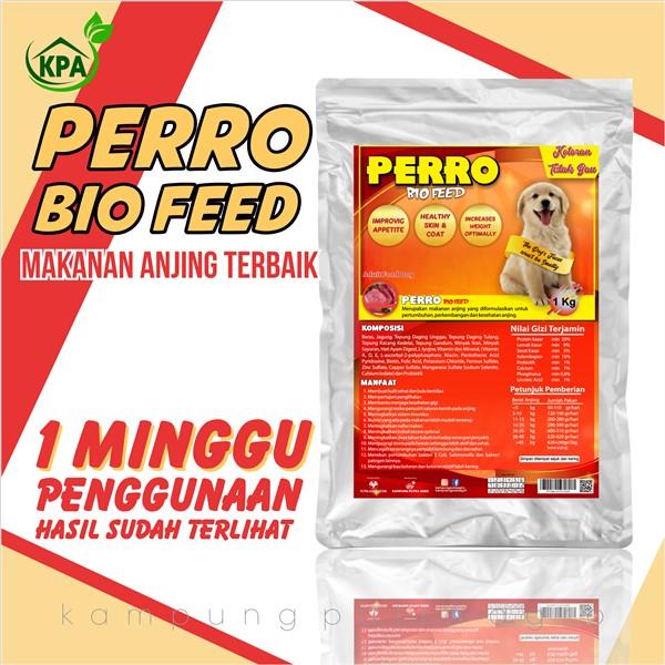 Gambar PERRO BIO FEED - Makanan anjing mencegah kerontokan bulu - menambah berat badan dari kampungputraagro undefined Tokopedia