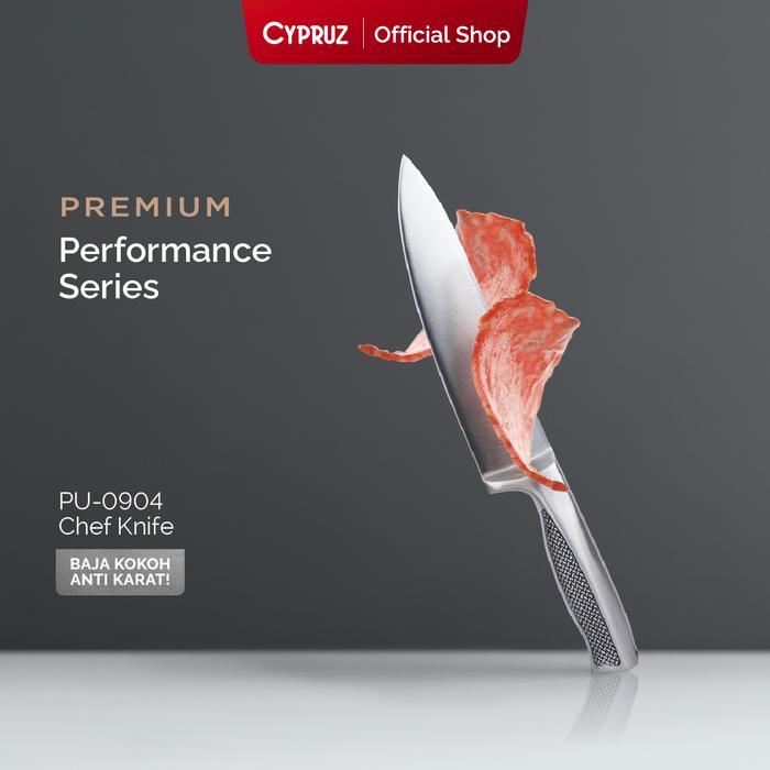 Gambar Cypruz Premium Knife Pisau Dapur Full Stainless Steel Tebal Tahan Karat - Chef Knife 8 Inch dari Cypruz Kitchenware undefined Tokopedia
