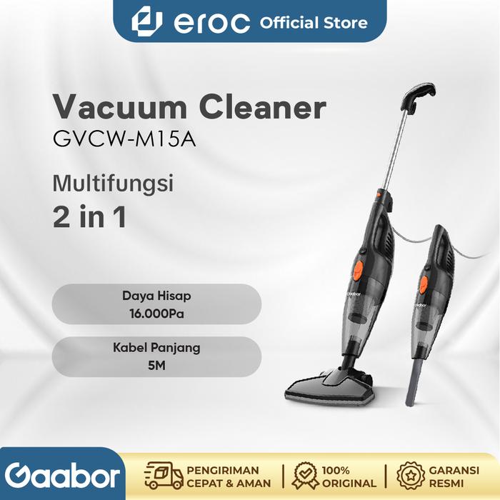 Gambar Gaabor Vacuum Cleaner Penyedot Debu Multifungsi 2 in 1 Low Watt Kapasitas 1.5L / GVCW-M15A dari Eroc Personal Care Store undefined Tokopedia