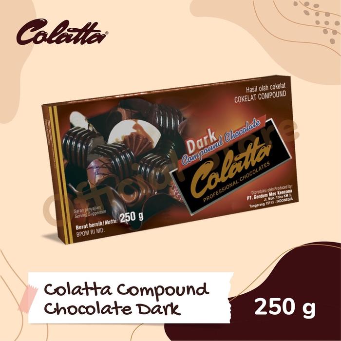 Gambar COLATTA DARK CHOCOLATE COMPOUND 250gr dari Haan Indonesia undefined Tokopedia