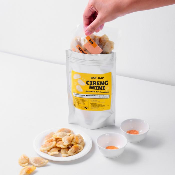 Gambar Cireng Mini Hap Hap Recipe by Chef Vania | Cireng Mini Ayam Original Gurih / Cireng Mini Ayam Pedas Mercon / Cireng Mini Keju Cheesemelt dari Cireng Hap Hap undefined Tokopedia
