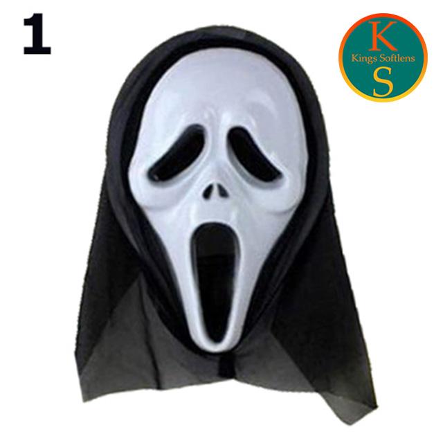 Gambar [COD] ORI 100% Topeng Halloween Scream Kostum Hantu Seram Halloween Scary Mask Mainan Topeng Karakter Halloween Mask Topeng Terngkorak Topeng Pesta - NO 1 dari Kings Softlens undefined Tokopedia