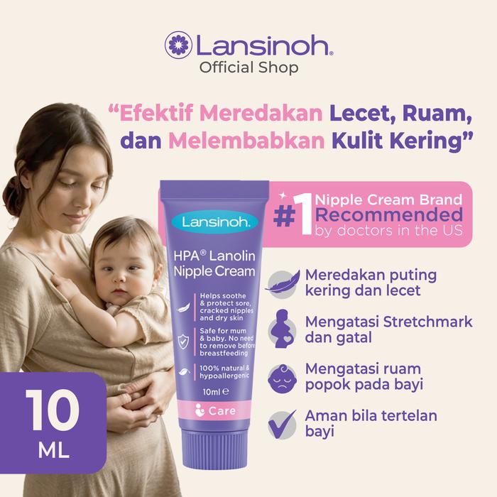Gambar LANSINOH HPA Lanolin For Sore Nipple Cream 10ml - Krim Puting Lecet - 1pcs dari Lansinoh Indonesia undefined 5 Tokopedia