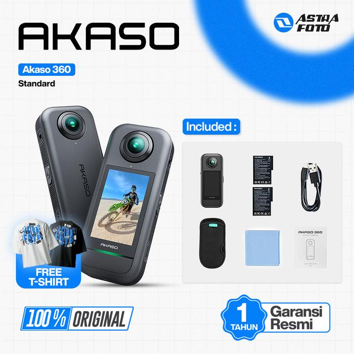Gambar AKASO 360 Creator Combo 5.7K 360° Action Camera Garansi Resmi Action Cam - Tanpa Memory, Standard dari Astra Foto undefined Tokopedia