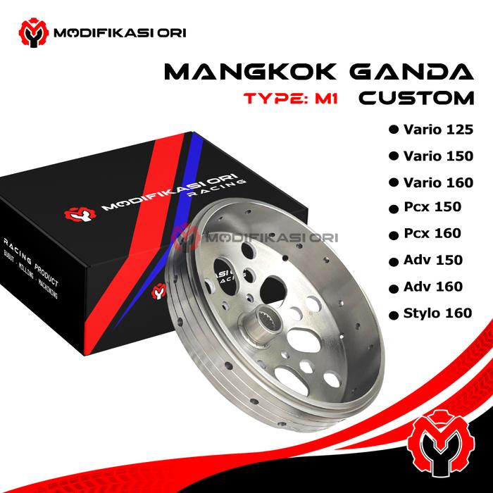 Gambar MANGKOK KARTEL VARIO 125-150 Cartel PCX 150-ADV 150 Mangkok Ganda CUSTOM RACING BUBUT MANGKOK KAMPAS GANDA VARIO PCX KVB - CUSTOM LUBANG, Vario 125-150-160 cc dari Modifikasi Ori undefined Tokopedia