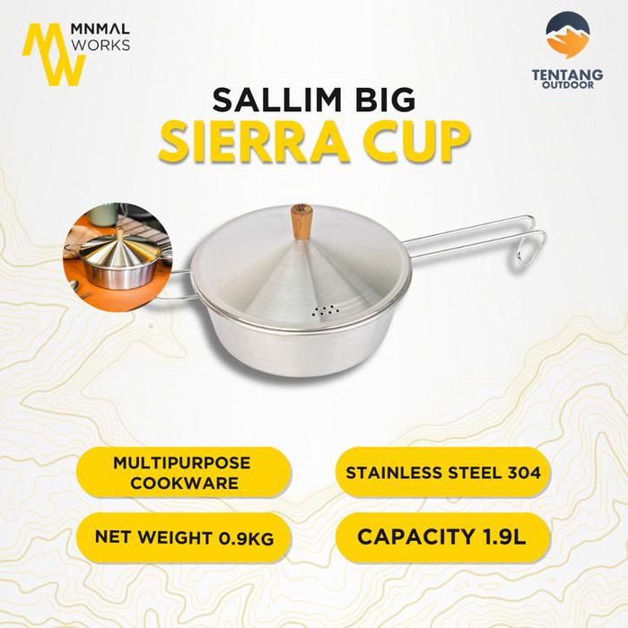 Gambar MINIMAL WORKS Sallim Big Sierra Cup Panci Masak Cookware Camping Cooking dari TentangOutdoor undefined Tokopedia