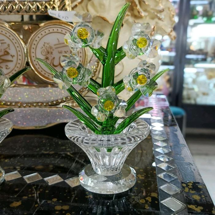 Gambar Pajangan Bunga Kaca Kecil - KUNING dari intan gallery pasar ular undefined Tokopedia