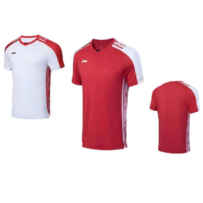 Gambar Baju Kaos Jersey Badminton Bulutangkis Lining Player International Tournament Pro Team Series AAYT055 AAYT 055 Original dari Badminton Corner undefined Tokopedia
