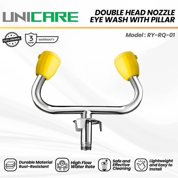 Gambar UNICARE Nozzle Eyewash – Pipa kepala Semprotan Air Cuci Mata Darurat /  Emergency Eyewash Nozzle - Nozzle&Tiang dari gudangsafetycom undefined Tokopedia