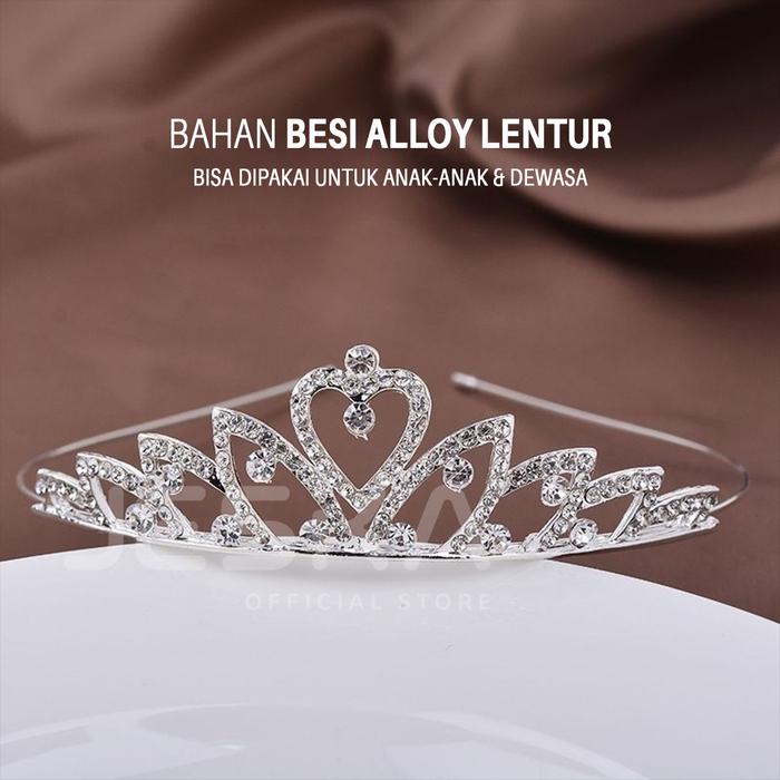 Gambar Mahkota crown accessories pengantin princess aesthetic anak putri perempuan dewasa fashion jewelry kristal ultah queen hijab korea for birthday wedding ulang tahun ratu - 40 dari Jesika Store ID undefined Tokopedia