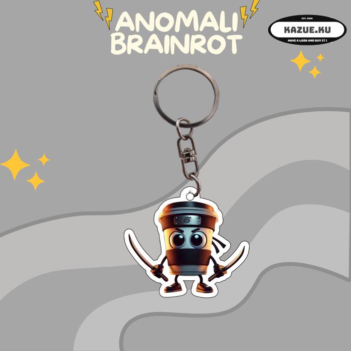 Gambar KEYCHAIN ANOMALI BRAINROT/GANTUNGAN KUNCI ANOMALI BRAINROT/AKSESORIS GANTUNGAN KUNCI BRAINROT - CAPPUCINO ASSASINO dari kazue.ku undefined Tokopedia