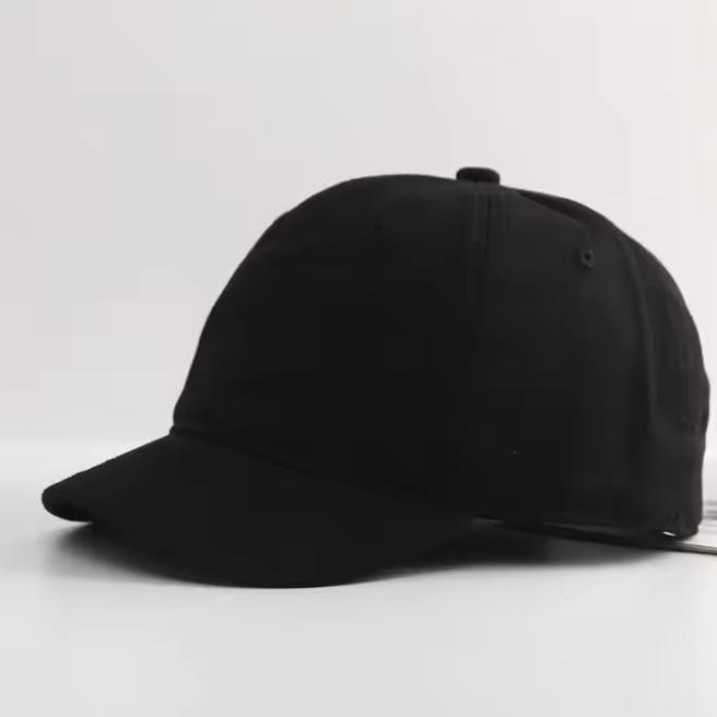 Gambar Topi Baseball Pet Pendek Bordir Polos Premium Topi Lidah Pendek Unisex Kekinian - Hitam dari Bahampuah store undefined Tokopedia