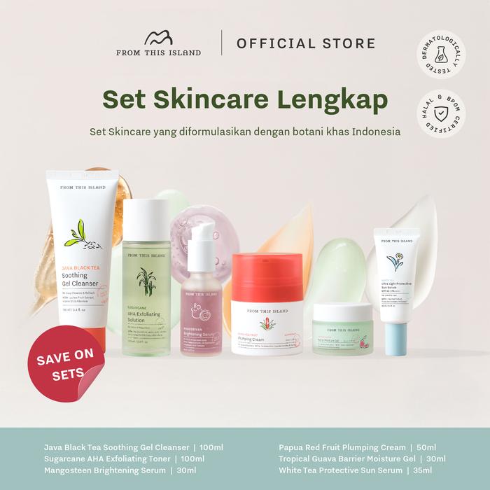 Gambar From This Island Anniversary All-Star Bundle | 6 in 1 Skincare Set - Full Size dari From This Island Kota Administrasi Jakarta Timur Tokopedia