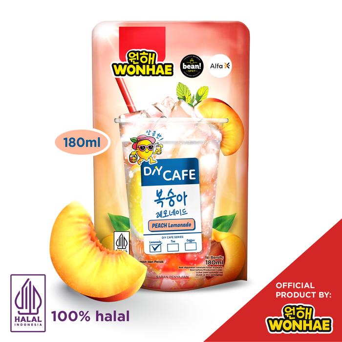 Gambar Wonhae DIY Cafe Peach Lemonade 180mL dari Mujigae by Wonhae undefined Tokopedia