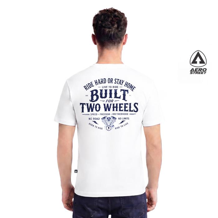 Gambar Aerostreet T-Shirt Ride Hard Putih Kaos Cotton Combed Premium Pria Lengan Pendek Premium Graphic T-Shirt Vintage Motor Bikers Casual Riders Club Series - Ride Hard Putih, M dari Aerostreet Kab. Klaten Tokopedia