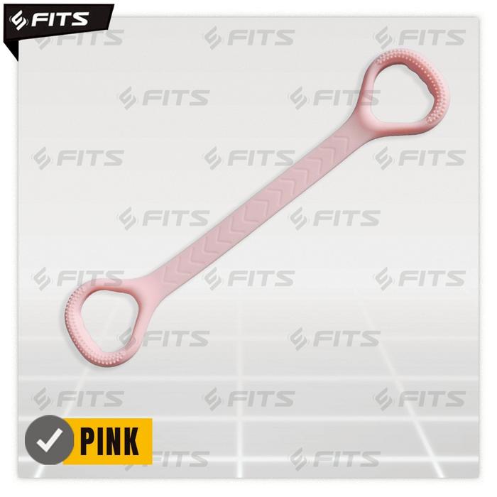 Gambar FITS Back Trainer Resistance Bands For Physiotherapy Fitness Pilates Exercise - Pink With Point Massage dari SFIDN FITS Shop undefined Tokopedia