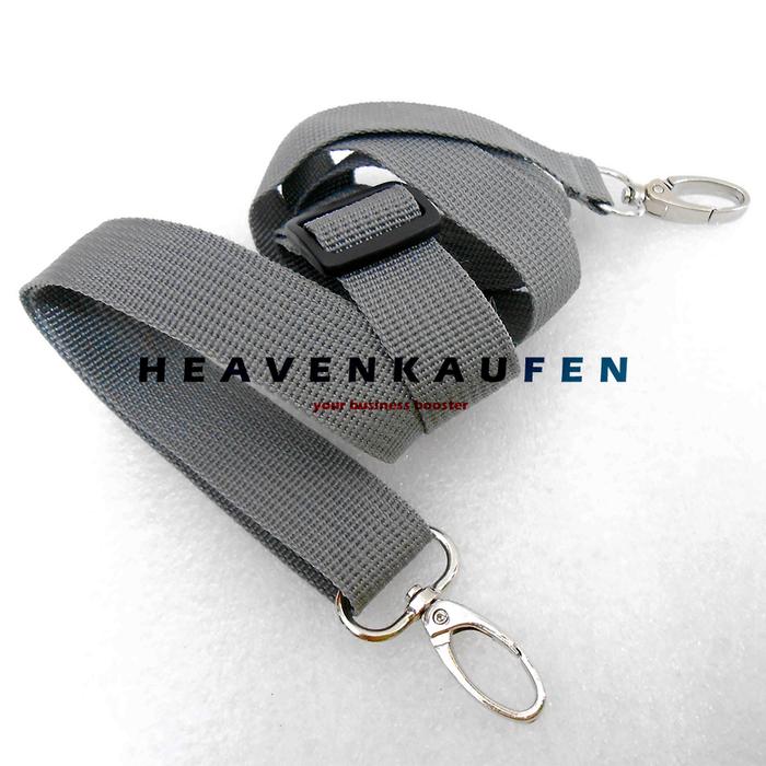 Gambar Tali Selempang Tas / Strap Tas Leabr 2,5 cm Warna Abu Abu kait Silver - abu dari Heaven Kaufen Kota Malang Tokopedia