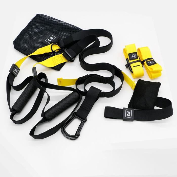 Gambar Tali TRX Tali Suspension Training Straps P3 Pro Tali Stretching Yoga Suspension Trainer Fitness Home Workout Gym Olahraga - 1Set-Kuning dari PAINO MARtin648 undefined Tokopedia