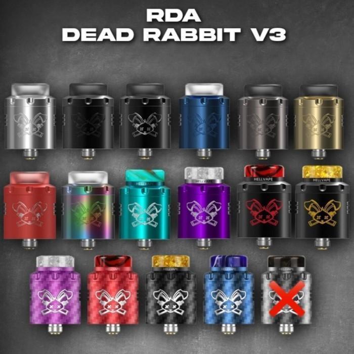 Gambar RDA DEAD RABBIT V3 JOKER EDITION 24MM AUTHENTIC 100% BY HELLVAPE - SHINY SS dari Iresaa Store undefined Tokopedia