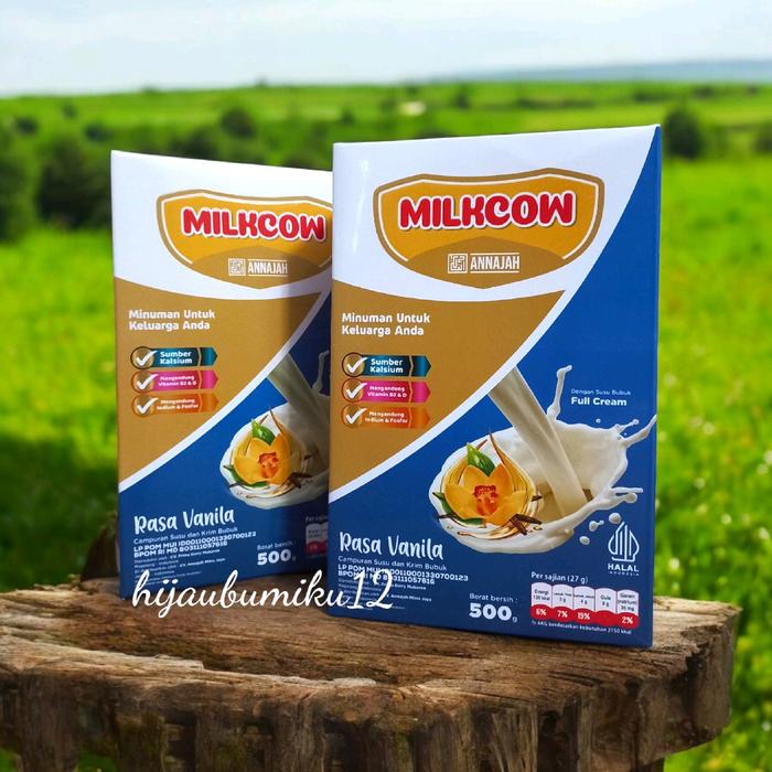 Gambar Milkcow Bundle 1kg Susu Sapi Bubuk Full Cream Anak Remaja Dewasa  Powder susu yang tinggi kalori Minuman Dairy Coklat Vanila Stroberi Drink - Vanila 2 dari hijaubumiku12 undefined Tokopedia