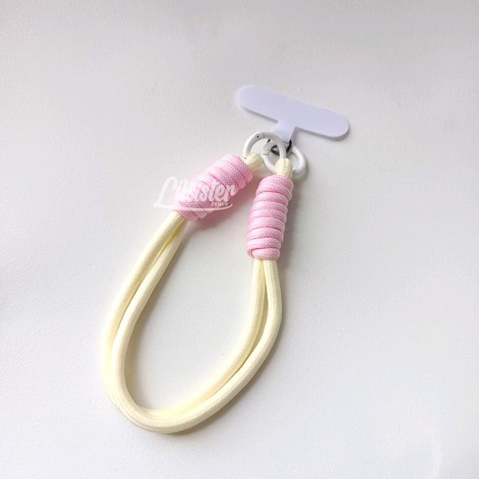 Gambar ￼◤HOT◢ Colorfull Hand Phone Strap / Tali Gantungan Hp Warna Warni (Universal) - Cream Pink, Universal dari lilsisterstuff undefined Tokopedia