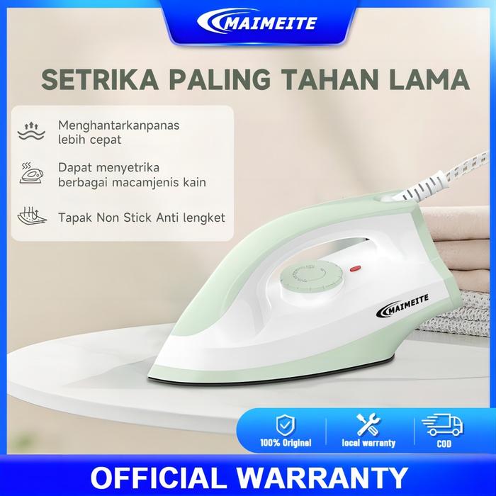 Gambar ( VIRNA LIVE EXCLUSIVE ) Maimeite x Cecevirna Setrika Tapak Non-Stick, Ujung runcing dengan alur kancing, seterika setrikaan gosokan baju dari MAIMEITE Store undefined Tokopedia