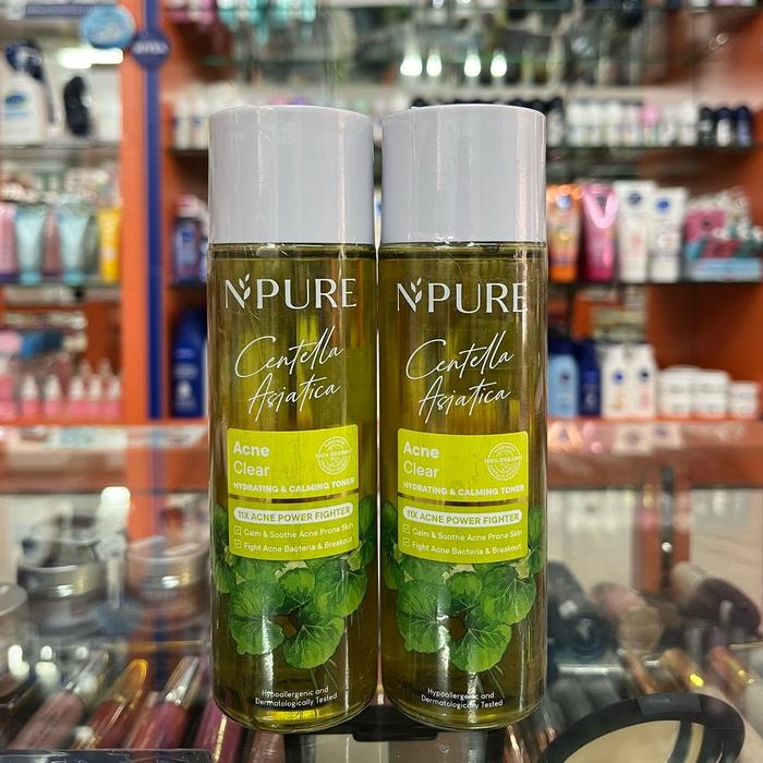 Gambar N’Pure Centella Asiatica Acne Clear Hydrating & Calming Toner | Npure Centella Asiatica Toner | 150ml - 30ml dari Rose Kosmetik undefined Tokopedia