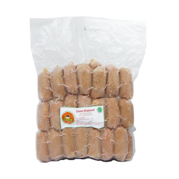 Gambar Sosis SONIA Keju - Cheese Bratwurst 28/25 (1 Kg) - isi 40 pcs dari zainisari undefined Tokopedia