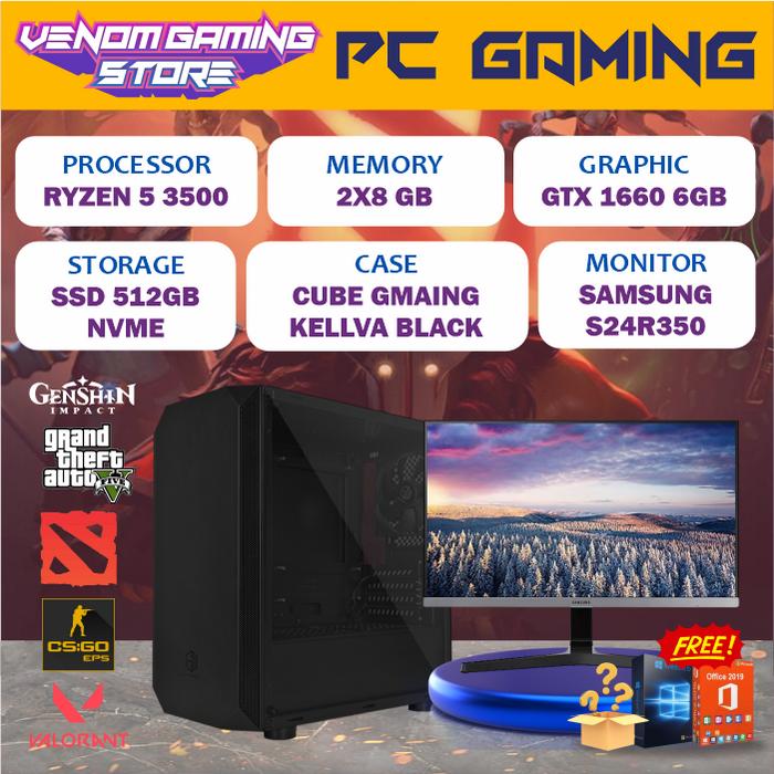 Ryzen5-3500/16GBGB/GTX 1660super /新品 512GB SSD ゲーミングPC