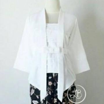 Gambar Atasan Kebaya Modern Kutubaru Aneka Warna Pilihan - PUTIH, M dari Toko Kebaya Nusantara undefined Tokopedia