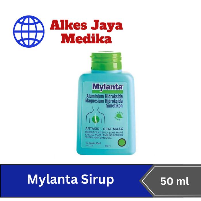 Gambar Mylanta Sirup 50ml - obat maag dari alkes jaya medika undefined Tokopedia