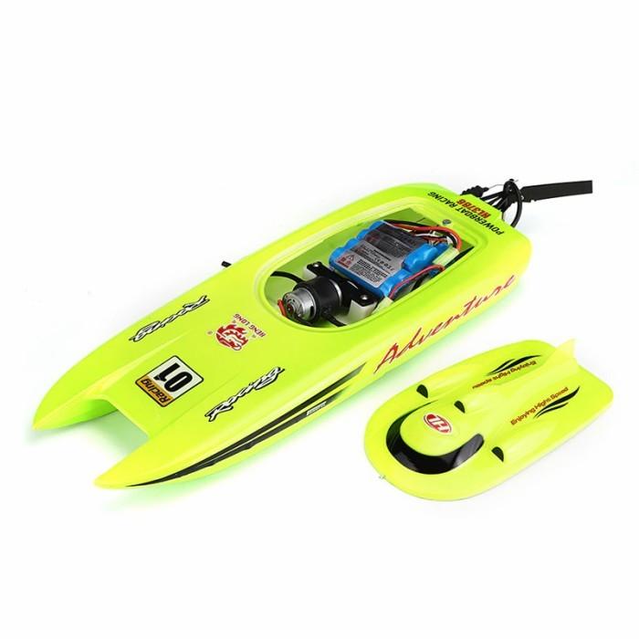Gambar Heng Long 3788 2.4G 30km/h Electric RC Boat Water Cooling RTR Model - Hijau dari hunt4toys undefined Tokopedia