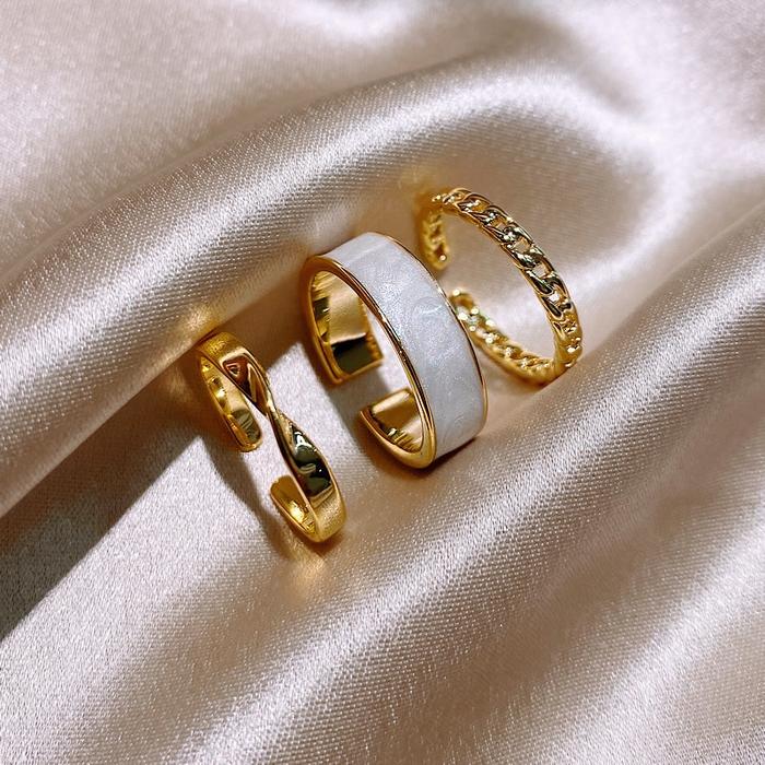 Gambar EMLYS.studio - BECKY RING adjustable - Cincin 3pcs 1 Set dari EMLYS.studio undefined Tokopedia