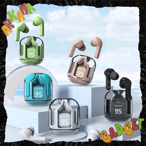 Gambar Headset TWS A31 In-Ear Earbuds Headset Bluetooth AIR31 LED Display Transparan dengan Kualitas Suara Hifi Earphone Wireless Laptop Pc - TWS PUTIH dari ARKANA GADGET undefined Tokopedia
