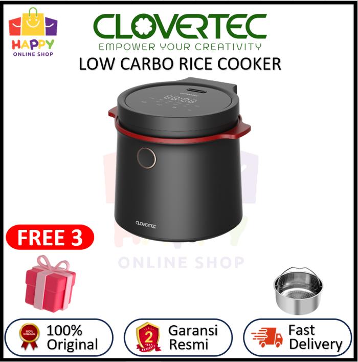 Gambar CLOVERTEC Low Carbo Digital Rice Cooker Rendah Gula dari Happy Online Shop undefined Tokopedia