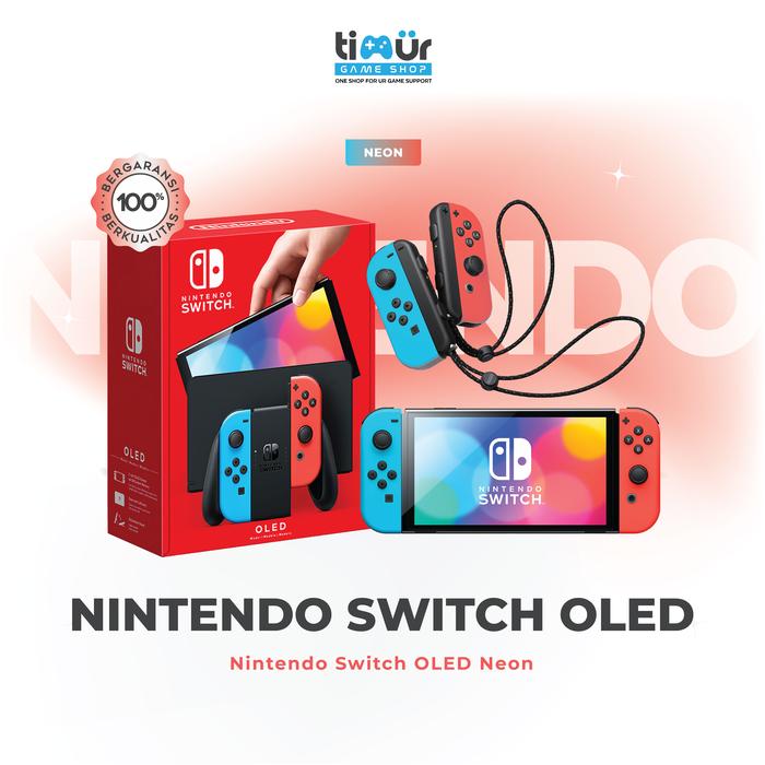Gambar NSW OLED Neon Console CFW 128GB 256GB 512GB 1TB Full Game - hanya Nintendo Neon OLED dari Timur Game Shop undefined Tokopedia