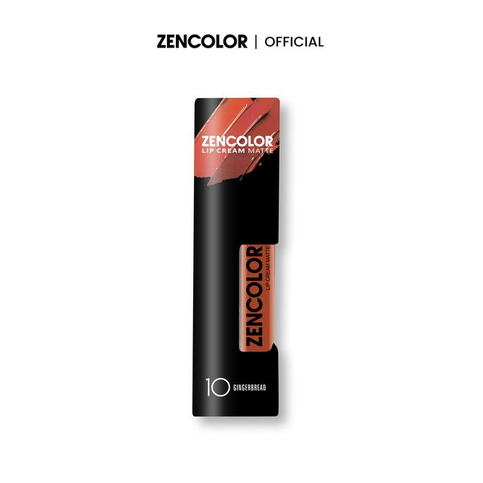 Gambar ZENCOLOR Lip Cream Matte [10 Gingerbread] dari Zencolor.id undefined Tokopedia