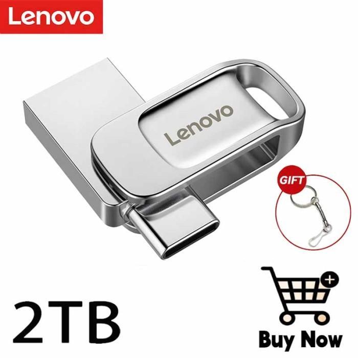 Gambar Lenovo 2Tb Original Usb3.0 Flash Drives Metal High Speed Type-C Pendrive Real Capacity Memory Portable Waterproof U Stick For Pc dari Atlas90 store undefined Tokopedia