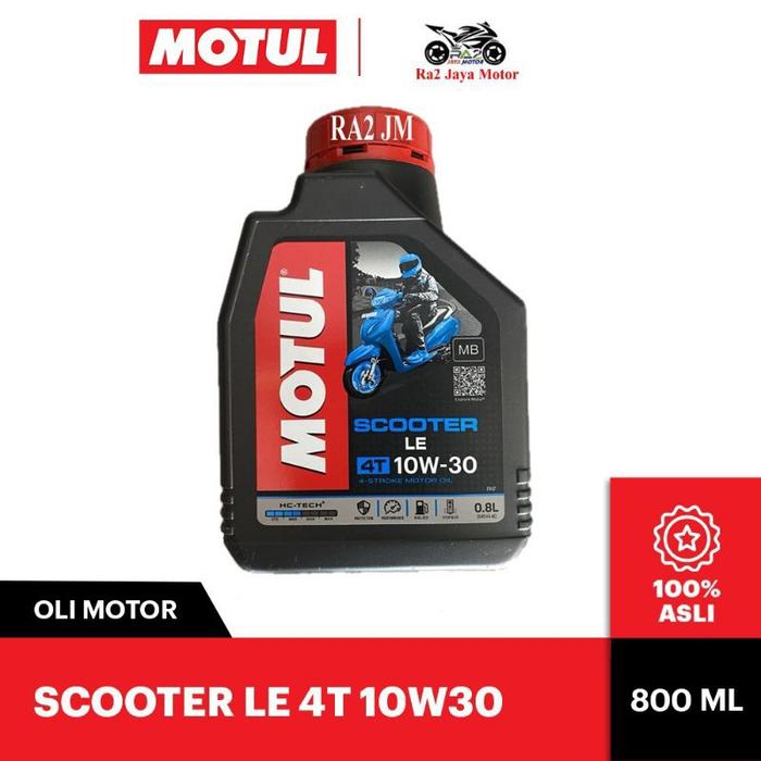 Gambar Oli Motul Matic Scooter LE 4T SAE 10W-30 MB HC-Tech 800ml dari KAB. MOJOKERTO undefined Tokopedia