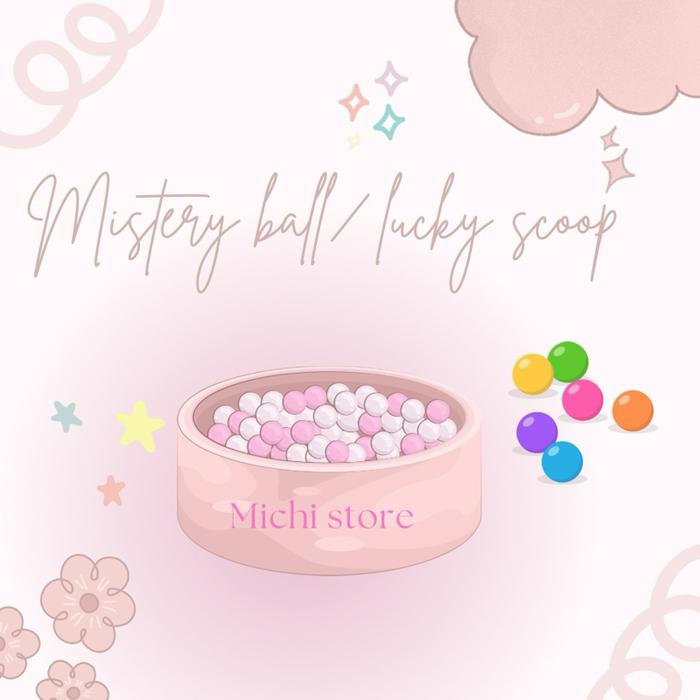 Gambar Serok Bola Keberuntungan dengan Berbagai Macam Barang Lucu - Toys mistery ball scoop - 4bola biasa dari Aurora.Bliss Store undefined Tokopedia