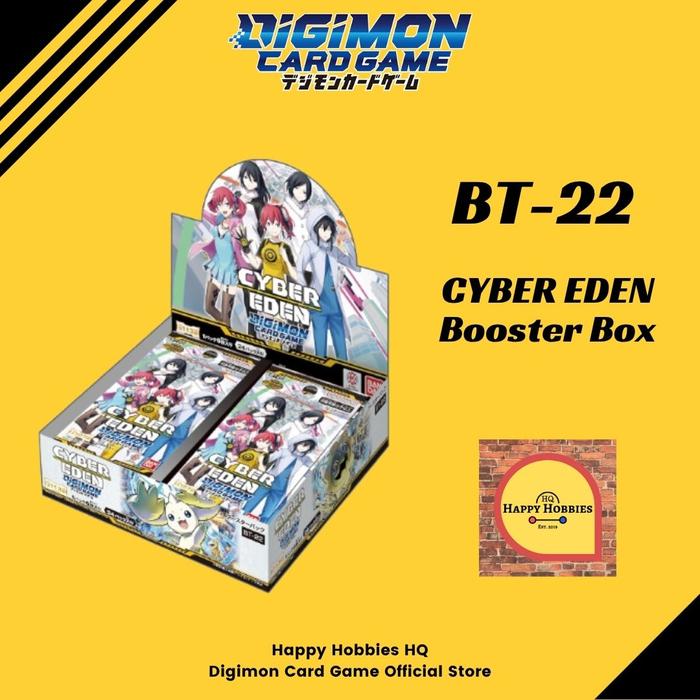 Gambar Booster BOX PACK BT22 CYBER EDEN (BT-22) Digimon Card Game JP - BOX dari Happy Hobbies HQ SUB undefined Tokopedia