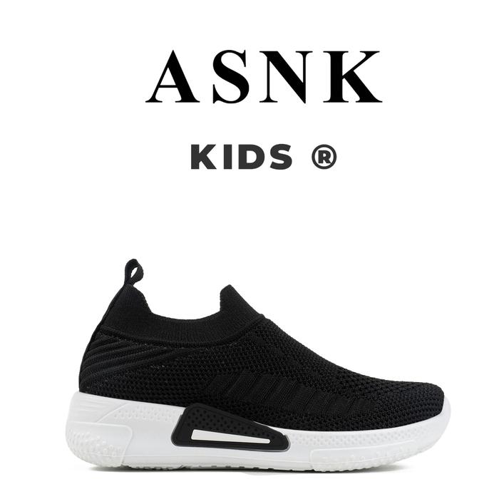 Gambar ASNK.SEVEN_DAY SEPATU SNEAKERS ANAK-ANAK UNTUK USIA 3-12 TAHUN / BOY & GIRL SQ1-F - HITAM, 34 dari ASNK OFFICIAL STORE undefined Tokopedia