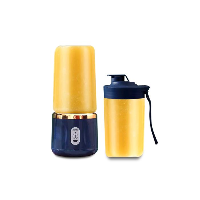 Gambar Blender Juicer Mini Portable 400ML + 400ML Juicer Cup Blender Jus USB Electric HP-22 - Biru Tua dari Defia ACC undefined Tokopedia