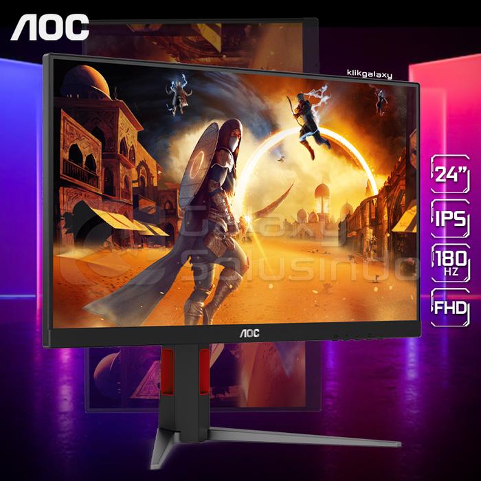 Gambar AOC 24G4 24 Inch IPS 0.5ms 180Hz FHD Gaming Monitor dari GASOL MALANG undefined Tokopedia