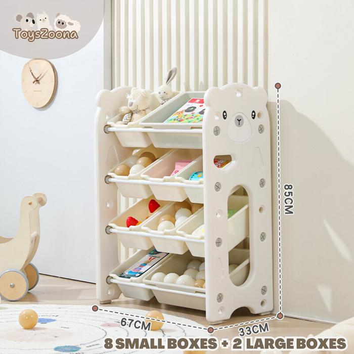 Promo [Free Box Produk] ToysZoona Rak Serbaguna Rak Mainan Anak Rack ...