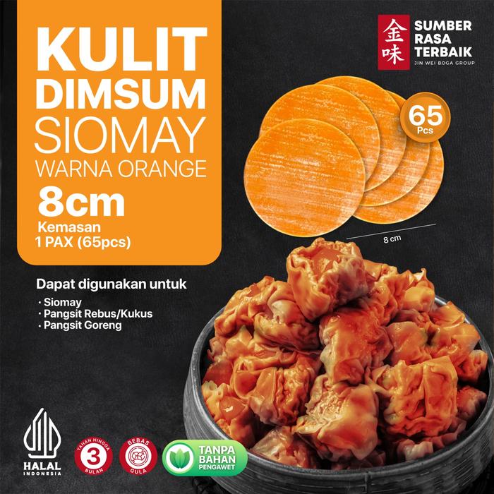 Gambar SRT KULIT DIMSUM SIOMAY 8CM 65PCS ORANGE HALAL | TIPIS DAN LENTUR | UNTUK SIOMAY,GYOZA,WONTON - ORANGE 8CM dari Sumber Rasa Terbaik undefined Tokopedia