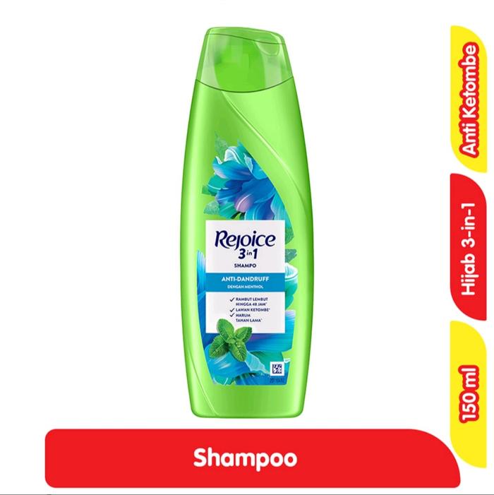 Gambar SHAMPOO REJOICE 3 in 1 ANTI DANDRUF-ANTI KETOMBE Kemasan 150ml, Sampoo, Sampo Rambut dari Baby.Shop12 undefined Tokopedia