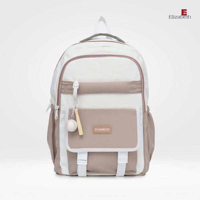 Gambar Tas Sekolah Elizabeth Backpack 0733-0733 - Cream dari Elizabeth Official Store Kota Cimahi Tokopedia