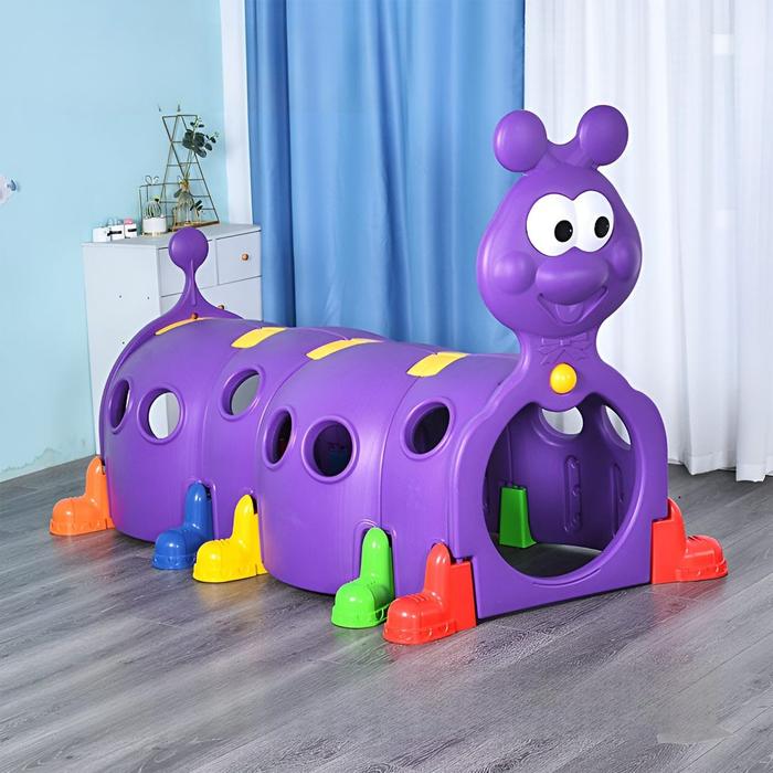Gambar Mainan Terowongan Mini Plastic Tunnel Anak H2302 Bermain Playground - Ungu dari toysbar_NEW undefined Tokopedia